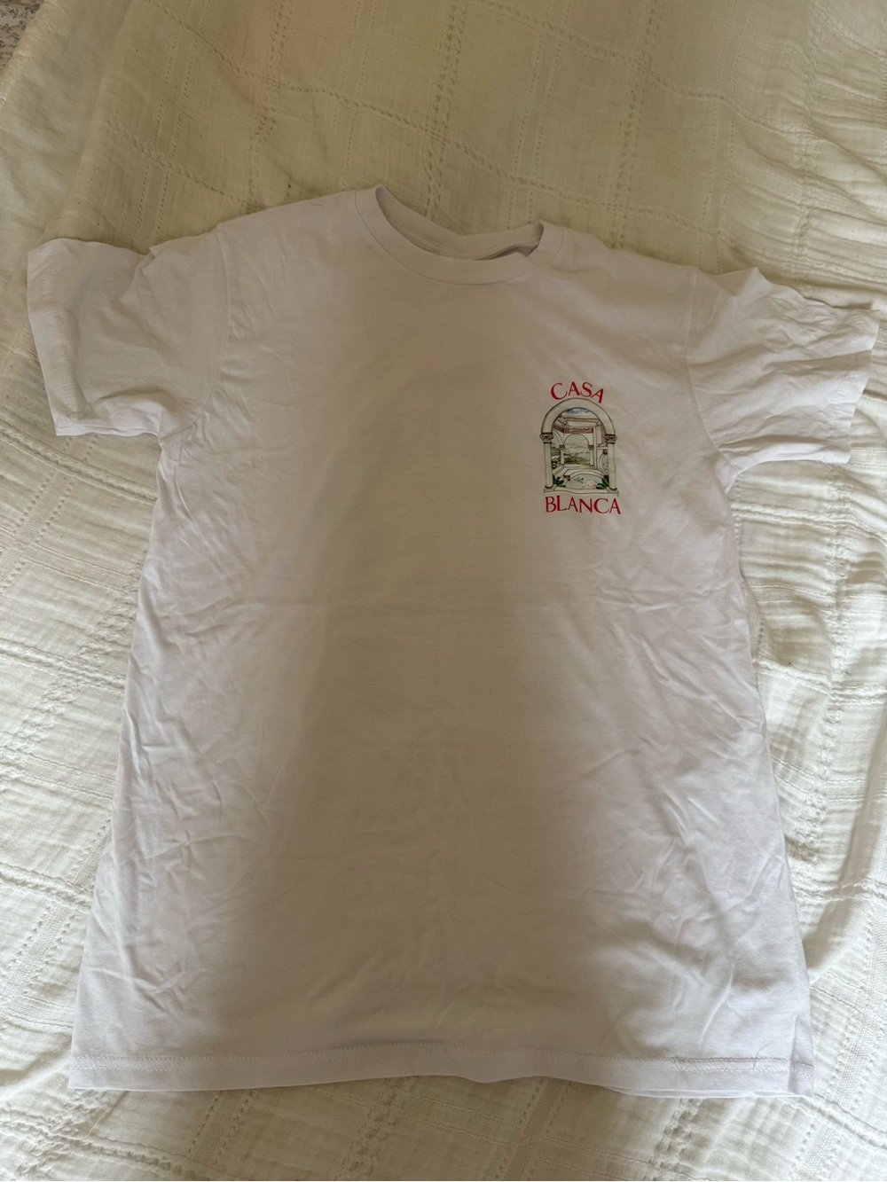 Casa Blanca White Short-Sleeve Graphic Tee